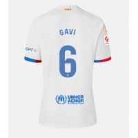 Barcelona Paez Gavi #6 Auswärtstrikot 2023-24 Kurzarm